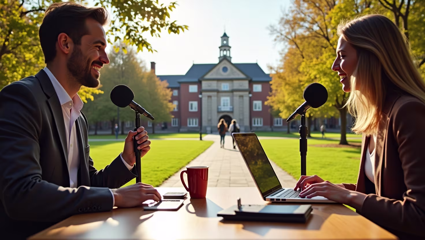 Podcasting happening in the Univeristy